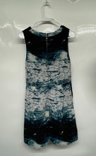 Load image into Gallery viewer, Forever 21 Womens Blue Multicolor Wave Sleeveless Pleated Fit & Flare Dress Sz M