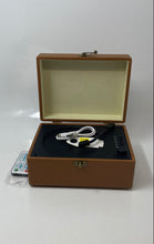 Load image into Gallery viewer, Vintage Brown CD Player Two-Way Bluetooth Built-In Speaker Portable Not Tested