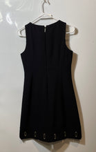Load image into Gallery viewer, White House Black Market Womens Black Sleeveless Back Zip Sheath Dress Size 00