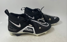 Load image into Gallery viewer, Nike Mens Alpha Menace Pro 3 CT6649-001 Black Lace-Up Football Cleats Size 11.5