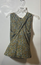 Load image into Gallery viewer, Michael Kors Womens Multicolor Printed Quinn Cross Neck Mini Dress Size P/L