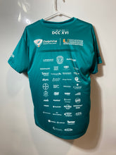 Load image into Gallery viewer, Blue Unisex Miami Dolphins Cancer Challenge Short Sleeve T-Shirt Size Medium