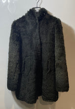 Load image into Gallery viewer, Unbranded Womens Black Long Sleeve Pockets Faux Fur Open Front Jacket Size 2