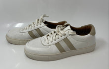 Load image into Gallery viewer, Vince Camuto Mens Salim Court White & Beige Lace-Up Sneaker Shoes Size 8M