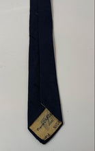 Load image into Gallery viewer, Pierre Cardin Mens Black Silk Keeper Loop Adjustable Formal Pointed Tie