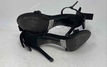 Load image into Gallery viewer, Schutz Womens Black Open Toe Buckle Stiletto Ankle Strap Heels Size 8B