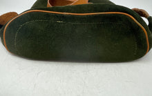 Load image into Gallery viewer, Unbranded Womens Green Brown Boho Chic Suede Adjustable Strap Backpack