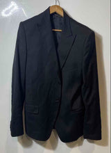 Load image into Gallery viewer, Authentic Dolce & Gabbana Mens Black Single-Breasted Two-Button Blazer Size X