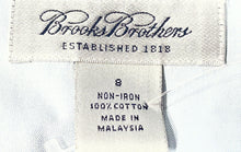 Load image into Gallery viewer, Brooks Brothers Womens Light Blue Cotton Non-Iron Long Sleeve Button-Up Shirt 8