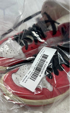Load image into Gallery viewer, Nike Womens Air Jordan 1 Mid BQ6472-186 White Pink Lace-Up Sneaker Shoes Size 7