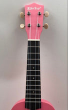 Load image into Gallery viewer, Everjoys Pink Black 4 String Right Handed Beginner Soprano Ukulele