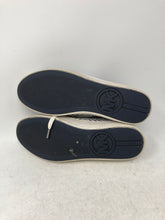 Load image into Gallery viewer, Michael Kors Mens Blue White Low Top Round Toe Lace-Up Sneaker Shoes Size 11.5M