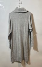 Load image into Gallery viewer, Tommy Hilfiger Womens Gray Long Sleeve Turtleneck Pullover Sweater Dress Size M