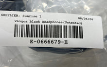 Load image into Gallery viewer, Vangoa Black 3.5mm Jack Wired Portable On-The-Ear Headphones Not Tested