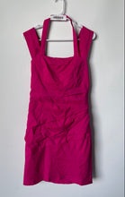 Load image into Gallery viewer, Express Womens Fuchsia Sleeveless Square Neck Pullover Sheath Dress Size 6