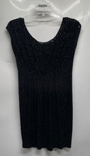 Load image into Gallery viewer, H&M Womens Black Printed Short Sleeve Scoop Neck Mini Dress Size Small