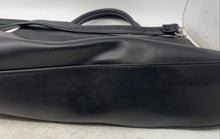 Load image into Gallery viewer, Nine West Womens Mireya Black Leather Double Handle Satchel Handbag