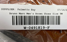 Load image into Gallery viewer, Bruno Marc Mens Prince Wide 3 Brown Leather Lace-Up Oxford Dress Shoes Size 9W