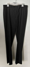 Load image into Gallery viewer, Hugo Boss Mens Black Pinstripe Flat Front Straight Leg Dress Pants Size 42L