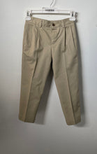 Load image into Gallery viewer, Brooks Brothers Boys Khaki Cotton Pleated Front Straight Leg Dress Pants Size 4