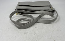 Load image into Gallery viewer, Juicy Couture Womens Gray Pebbled Leather Inner Pockets Zip Top Crossbody Bag