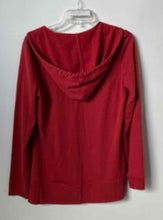 Load image into Gallery viewer, Michael Kors Womens Red Long Sleeve Kangaroo Pocket Pullover Hoodie Size M