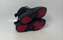 Load image into Gallery viewer, Nike Boys Air Jordan 12 510816-006 Black Lace-Up Mid Top Sneakers Shoes Size 3Y