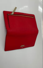 Load image into Gallery viewer, Kate Spade New York Womens Red Card Holder Outer Pocket Small Bi-Fold Wallet