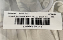 Load image into Gallery viewer, Armani Exchange Womens White Sleeveless Pullover Tank Top Size XXS