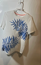 Load image into Gallery viewer, Tory Burch Womens White Palm Leaf Print Cotton Short Sleeve T-Shirt Size S
