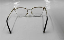 Load image into Gallery viewer, Authentic Versace Women's Gold-Tone Black Glasses With Case