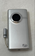 Load image into Gallery viewer, Flip Video MinoHD M2120 Silver Black 2x Digital Zoom Pocket Camcorder Untested