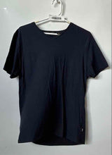 Load image into Gallery viewer, Hugo Boss Mens Blue Short Sleeve V-Neck Pullover Mercerised T-Shirt Size L