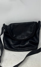 Load image into Gallery viewer, Maxx Womens Black Leather Outer Pockets Adjustable Strap Zipper Crossbody Bag