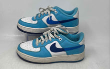 Load image into Gallery viewer, Nike Kids Air Force 1 LV8 2 Blue White Lace-Up Low Top Sneaker Shoes Size 6Y