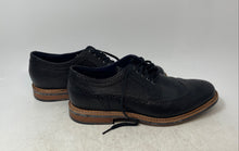 Load image into Gallery viewer, Cole Haan Mens Black Leather Lace-Up Wingtip Oxford Dress Shoes Size 10