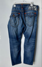 Load image into Gallery viewer, True Religion Mens Blue Medium Wash Stretch Straight Leg Jeans Pants Size 40