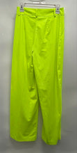 Load image into Gallery viewer, Fashion Nova Womens Green Pleated Front Pockets Wide-Leg Trousers Pants Size M