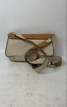 Load image into Gallery viewer, Divina Firenze Womens Beige Brown Leather Adjustable Strap Crossbody Bag