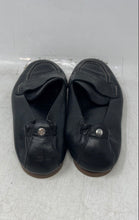 Load image into Gallery viewer, AGL Womens Black Leather Slip-On Round Toe Penny Loafer Shoes Size EUR 40 1/2