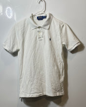 Load image into Gallery viewer, Ralph Lauren Boys White Classic Fit Short Sleeve Sport Polo Shirt Size L 14-16