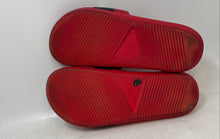 Load image into Gallery viewer, Lacoste Mens Croco Slide 0120 1 CMA Red Black Open Toe Slide Sandals Size 8