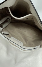 Load image into Gallery viewer, Michael Kors Womens Evie White Pebbled Leather Inner Pockets Shoulder Handbag