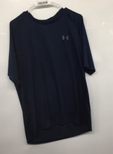 Load image into Gallery viewer, Under Armour Mens Blue Short Sleeve Crew Neck Logo Activewear T-Shirt Size XXL