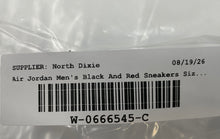 Load image into Gallery viewer, Authentic Nike Mens Air Jordan 4 RM Black Red Sneakers Shoes Size 12 Stained