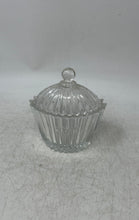 Load image into Gallery viewer, Diamond Fire Crystal Clear Glass Decorative Trinket Box With Lid