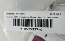 Load image into Gallery viewer, Bburago Classic 1957 Corvette White Red Collectible Toy Diecast Car