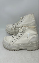 Load image into Gallery viewer, Windsor Smith Womens Deserve White Lace-Up Round Toe Ankle Combat Boots Size 10