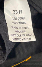 Load image into Gallery viewer, Kenneth Cole Mens Gray Wool Flat Front Straight Leg Dress Pants Size 33R