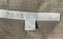 Load image into Gallery viewer, Perry Ellis Mens Light Brown Cotton Long Sleeve Collared Button-Up Shirt Size L